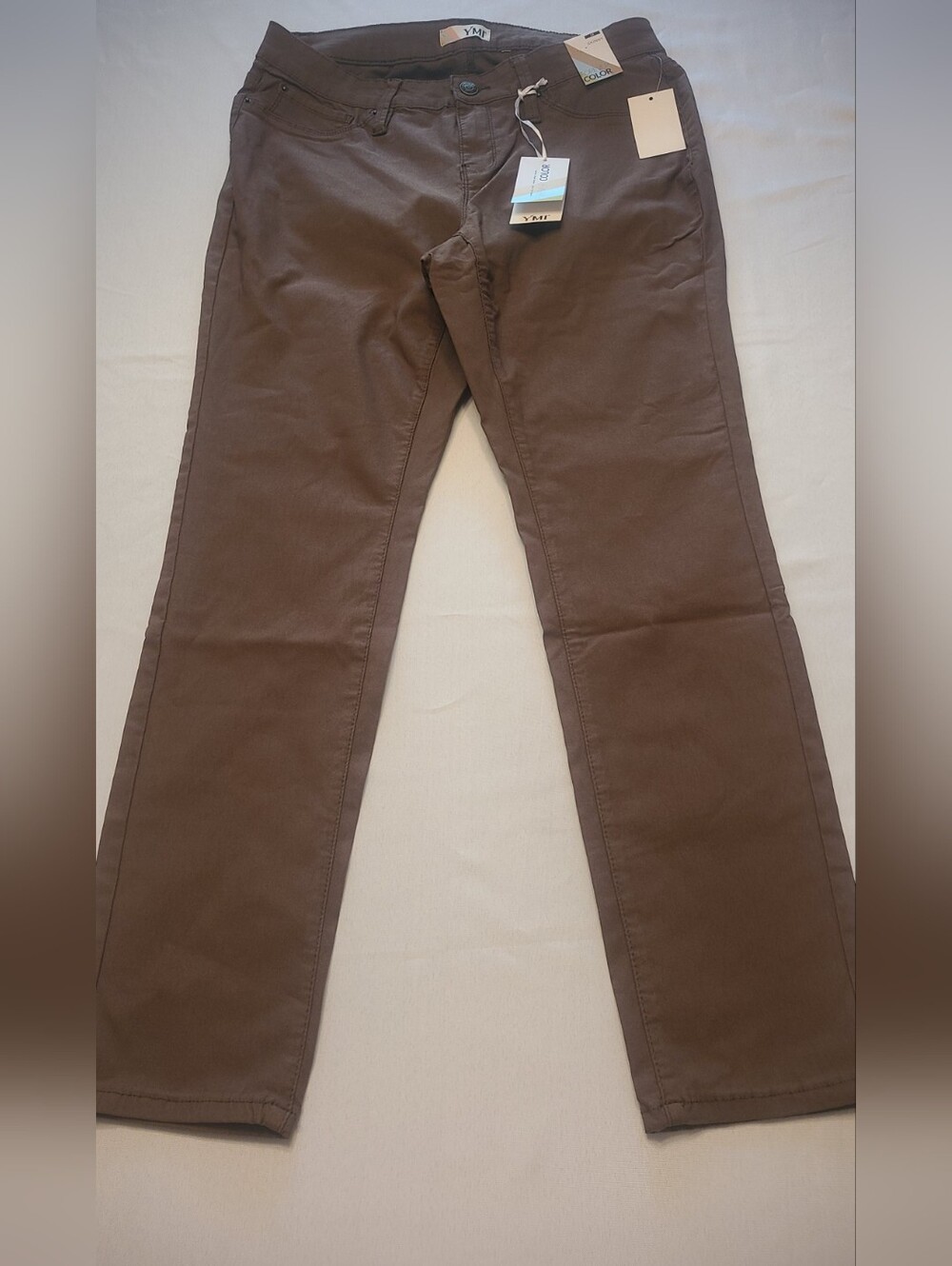 YMI Forever Color Skinny Jeans Brown 2X